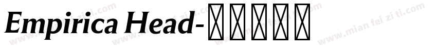 Empirica Head字体转换